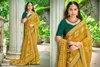 Ganga 118 By 5d Designer Shimmer Chiffon Printed Saree Suppliers In India